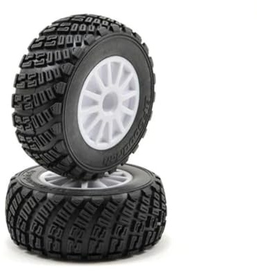 Traxxas 7473R Assembled Glued Tire and Wheel Model Car Parts, White