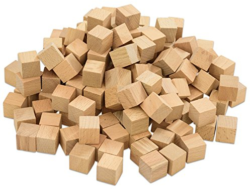 Betzold - Soma-Würfel, 150 Holz-Würfel, naturbelassen - Bausteine Holzklötze