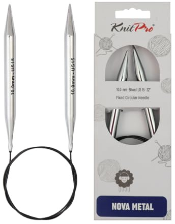 KnitPro - KnitPro Nova Fixed (150 cm x 10,00 mm) rundstickor - 1 enhet