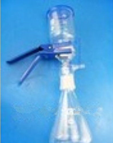 Gowe Dispositif de filtre d'aspiration en verre de 2000 ml avec filtre Bouteille