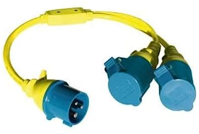 Victron Splitter 16A 250V CEE Stecker auf 2x CEE Kupplung