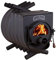 Werkstattofen Bruno Pyro IV mit Herdplatte - 22 kW Warmluftofen - Top Qualität - hochwertiger Stahl - Zulassung für Deutschland und Schweiz - BimSchV (ohne Untergestell, ohne Seitenverkleidung)