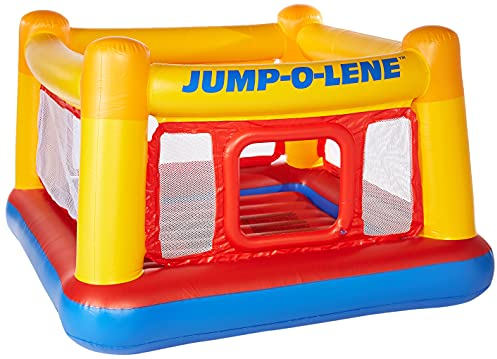 Intex 48260NP – Spielhaus Jump-O-Lene, Vinyl, Mehrfarbig, 174 x 174 x 112 cm