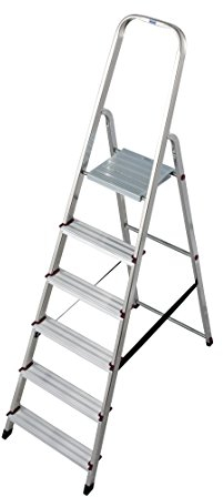 LASA736 Escalera de Tijera Simples, 6 Peldaños