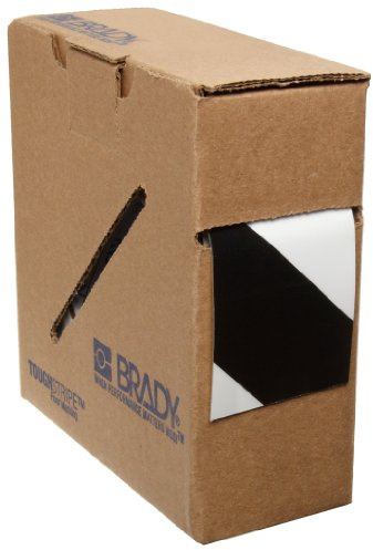 Toughstripe Striped Ribbon, 50.80mm x 30.48m, Black/White