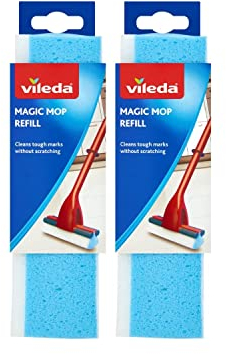 Vileda Magic Mop Refill Pack of 2 Mop Head Replacements Vileda Head