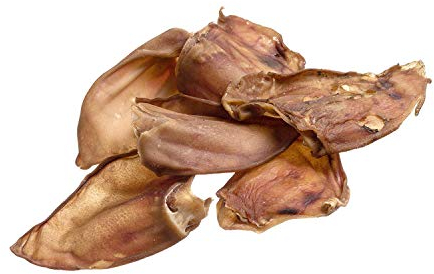 Bontoy Schweineohren für Hunde I 20 Stück I Hundeleckerlie für Langen Kauspaß I Naturprodukt