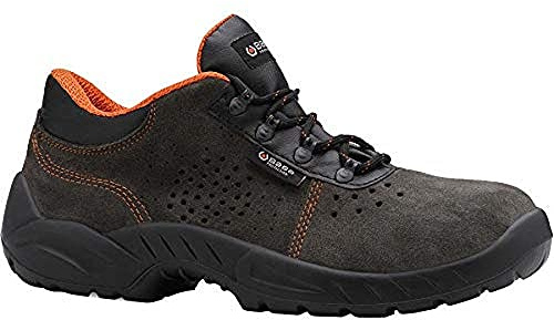 BASE Protection Opera S1P SRC Zapato de Seguridad, Talla: 43, Color: Gris/Naranja, B0150GOR43