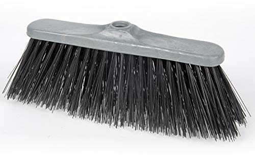 La Briantina Scopa per Pulizia Industriale Rigida, per Interni ed Esterni, Larghezza 32 cm, Attacco del Manico Universale