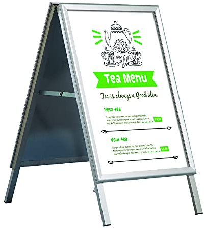 DISPLAY SALES Kundenstopper Plakatständer DIN A1 OUTDOOR WATERPROOF/WASSERDICHT GEHRUNG''