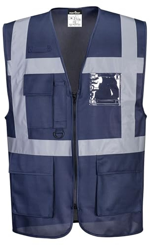 Portwest F476 Chaleco Iona Executive Dos Bolsillos de Parche Inferiores