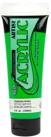 Royal & Langnickel - Pinturas acrílicas (120 ml, 3 unidades), color verde cadmio