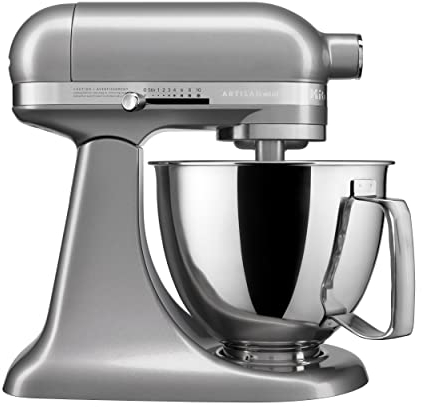 KitchenAid Artisan Mini, 3.5-Qt Tilt Head Stand Mixer, Contour Silver