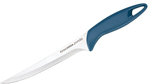Tescoma 863024 Presto Coltello Disossatore, Acciaio Inossidabile, Blu, 12 cm, 1 Pezzo