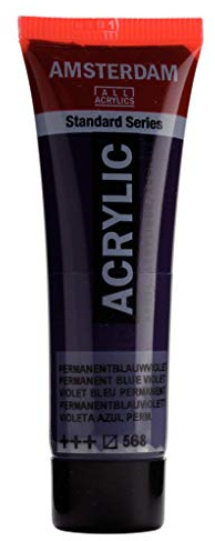 Amsterdam Standard Series Acrylic Tube 20ml Permanent Blue Violet 568 (17045680)