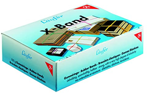 Laufer 0515198 X-Bands Size 150 x 11mm, 100mm Diameter - 100g Box
