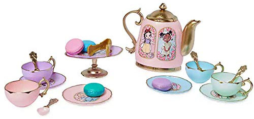 OfficialDisney Disney Animators Collection Teatime Playset 19 Pieces