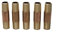 LTWFITTING Messing Fittings 2 Länge Rohrdoppelnippel - Langnippel 1/4 NPT Aussengewinde (5 Stücke)