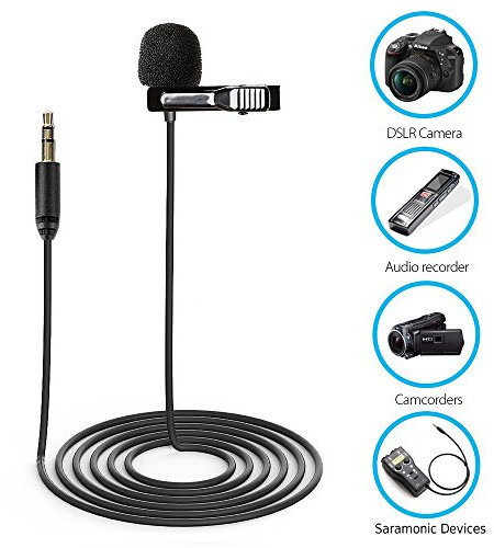 Saramonic SR-XLM1 Lavalier Mic Mono 3.5mm 6m cable