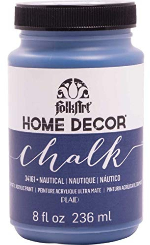 FolkArt 34161 Home Decor Chalk Furniture & Craft Paint in Assorted Colors, 8 ounce, Nautical