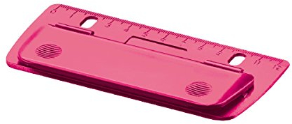 Herlitz Taschenlocher pink / Mini Locher / abheftbar