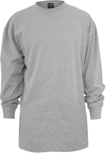 Urban Classics Herren Tall Tee L/S T Shirt, Grau, 5XL Gro e Gr en EU