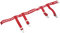 SHER-WOOD - Bambini Hockey Strumpfhalter GB1-Klipp für Kinder I verstellbare Strumpfhalter I Klipp-Halterung für Eishockeystrümpfe I Eishockey-Sport I Inline-Hockey I Eishockeyzubehör für Kinder - Rot