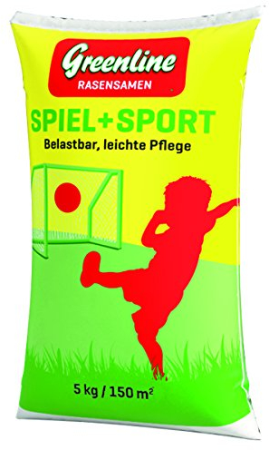 Greenfield Greenline - Graines de gazon - Jeu et sport - Vert - 5 kg
