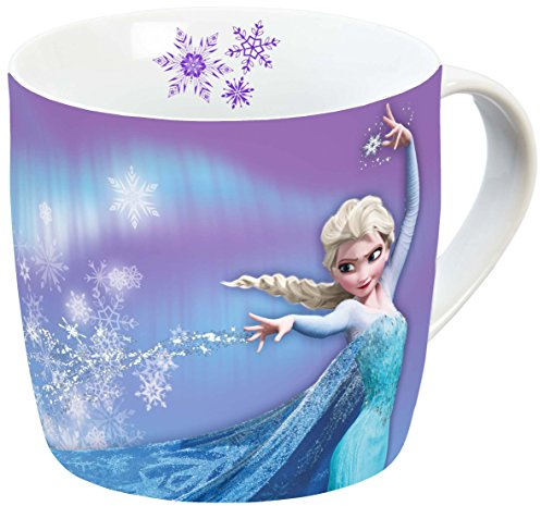 Disney 12753 ELSA Porzellantasse, Mehrfarbig, 11,5 x 8 x 8 cm