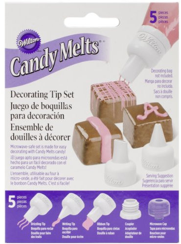 Wilton Beccucci Set, Beccucci Sac a Poche, Piping Tip Riutilizzabile per Decorare Torte, Cupcake, Biscotti, Pasticcini - Set/5