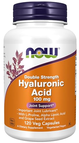 Hyaluronic Acid 2X Plus Veg Capsules, 100 mg - 120 ct (Pack of 2)