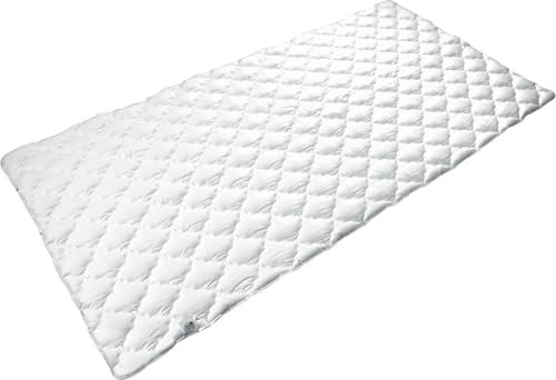 Erwin Müller Matratzenauflage Rhein Kochfest/allergendicht Perkal weiß Größe 120x200 cm
