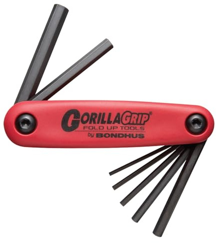 Bondhus. Navaja GorillaGrip 7 llaves hexagonales (1,5-6 mm.)