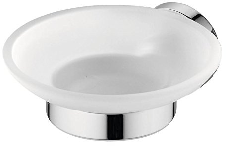 Ideal Standard A9122AA IOM Seifenhalter Schale aus satiniertem Glas, 114x127x48 Millimeter