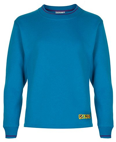 Beaver Scouts Sweatshirt - Official Product - 32 Chest Turquoise