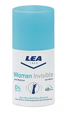 Lea Deodorante roll-on invisibile da donna all'aloe vera, 50 ml