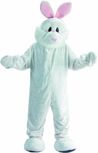 Dress Up America Déguisement De Lapin De Pâques Pour Adultes - Costume De Mascotte Lapin Blanc - Costume De Lapin Pour Adolescents Et Adultes