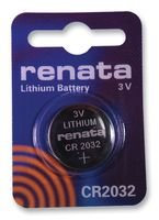 Renata – CR 2032 Mfr (1BL) – Cell, bottone, al litio, 3 V