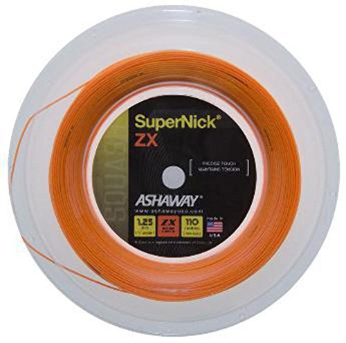 ASHAWAY SuperNick ZX Nutzschicht Squash Saite – 110 m Spule