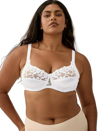 Naturana Satin BH med bygel heltäckande bh för kvinnor