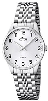 Lotus 15884/1 - Reloj de Cuarzo para Mujer, con Correa de Acero Inoxidable, Color Plateado