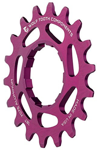 Wolf Tooth CNC-gefrästes Aluminium Singlespeed Cogs in Farben