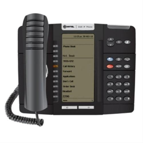 Mitel 5320 IP-Telefon (zertifiziert aufgearbeitet) - Schwarz, Schnurgebunden, Festnetztelefon