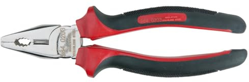 KS Tools 964.0203 ACCIAIO INOX Pinza combinata, 200 mm