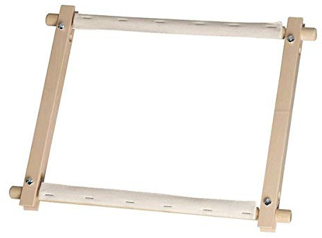 Elbesee 2H24R | Polerat lövträ roterande 61 cm gobeläng/broderiram