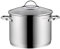 WMF Pentola per zuppa di verdure a induzione 24 cm, coperchio in vetro, pentola grande 8,8 l, acciaio inossidabile lucido Cromargan, non patinata, adatta al forno