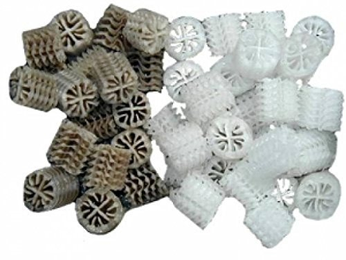 AquaForte SB594 - Filtrar bioportador Medio hélice de Sacos de 100 litros, Verde