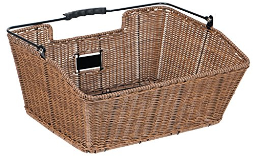 Unix 0334BRF Hinterradkorb City-Korb Weave braun fein