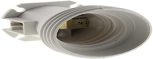 Lot de 20 douilles de chantier E27 - blanc - Zenitech