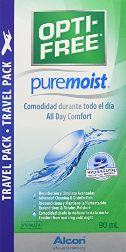 Optifree Puremoist solution de nettoyage et trempage - 90 ml